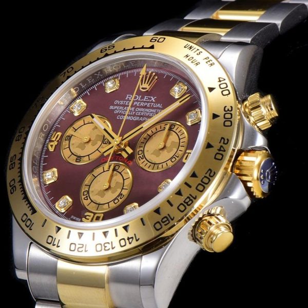 DAYTONA CUSTOM TWO-TONE RED PEARL DIAL - Image 3