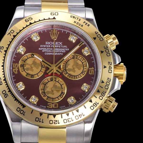 DAYTONA CUSTOM TWO-TONE RED PEARL DIAL - Image 4