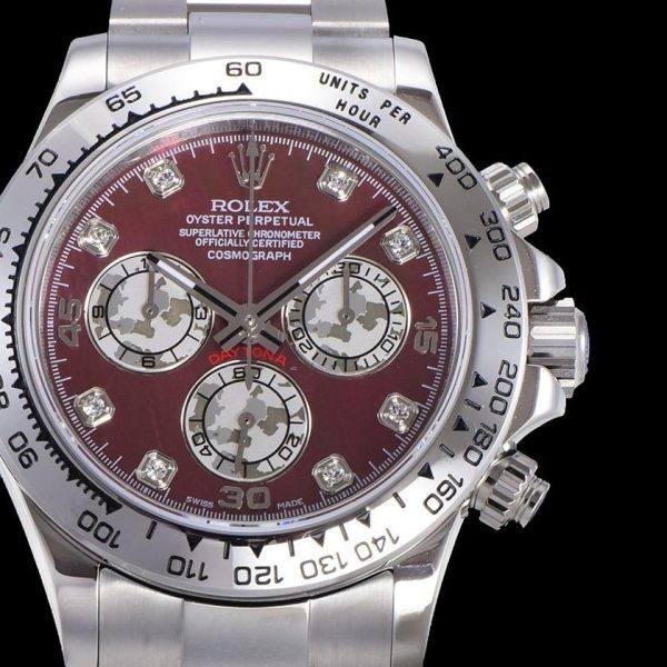 DAYTONA CUSTOM STEEL CASE RED PEARL DIAL - Image 4