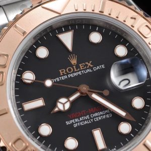 YACHT-MASTER EVEROSE GOLD BLACK DIAL - Image 3