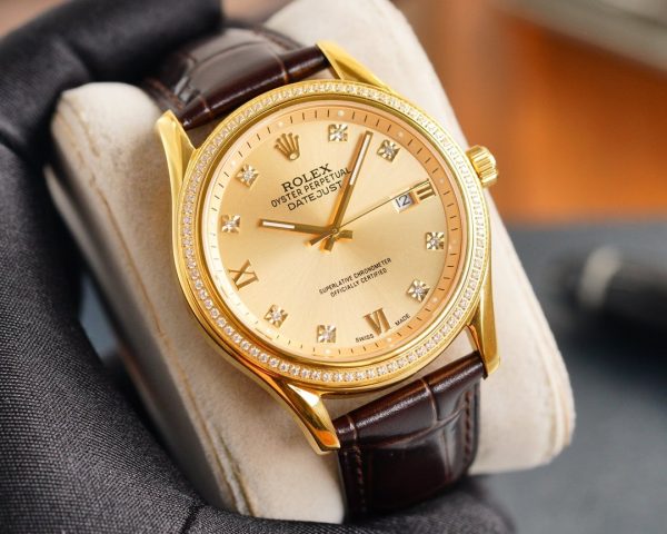 DATEJUST 41MM GOLD DIAMOND BEZEL - Image 4