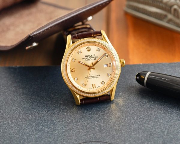 DATEJUST 41MM GOLD DIAMOND BEZEL - Image 5