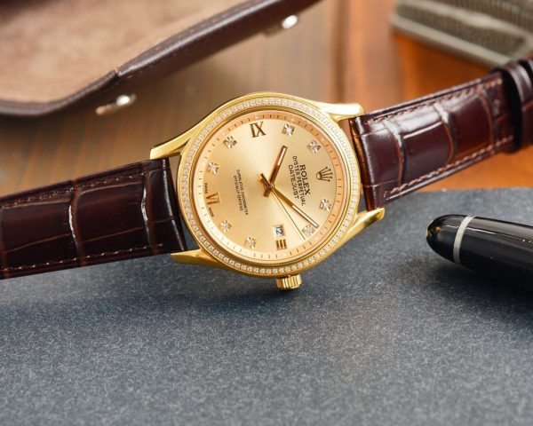 DATEJUST 41MM GOLD DIAMOND BEZEL - Image 6