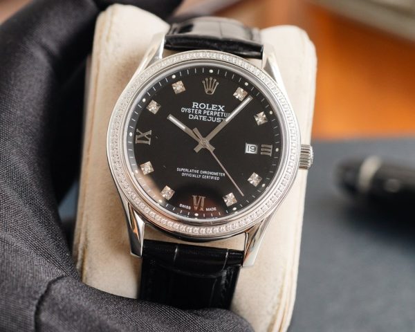 DATEJUST 41MM STEEL CASE DIAMOND NUMERALS - Image 2