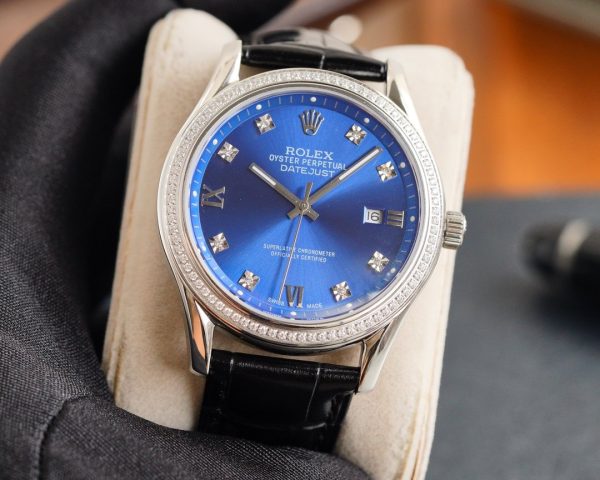 DATEJUST 41MM STEEL CASE DIAMOND NUMERALS - Image 7
