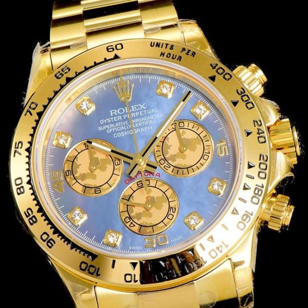 DAYTONA CUSTOM GOLD BLUE MOP DIAL - Image 2
