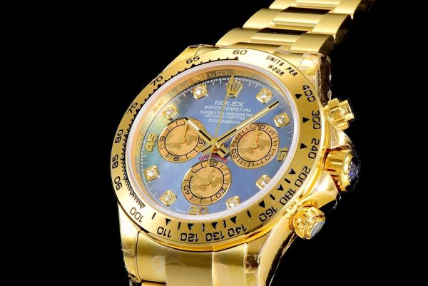 DAYTONA CUSTOM GOLD BLUE MOP DIAL - Image 3