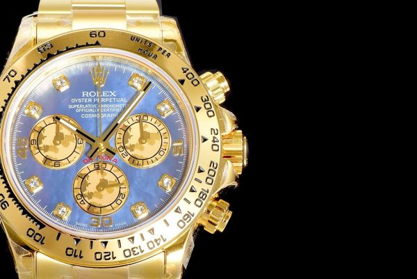 DAYTONA CUSTOM GOLD BLUE MOP DIAL - Image 4