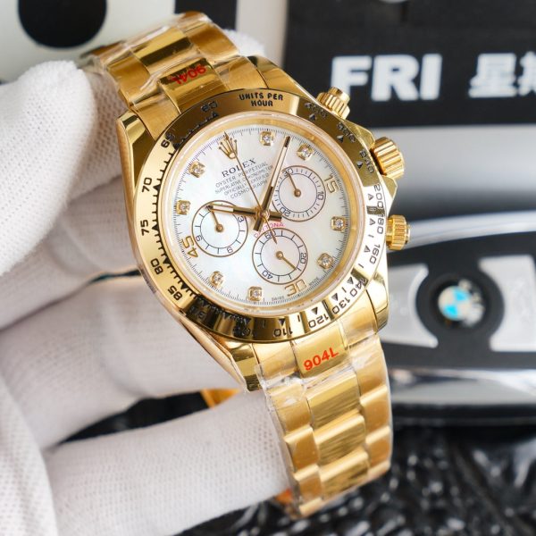 DAYTONA GOLD 40MM DIAMOND NUMERALS - Image 2