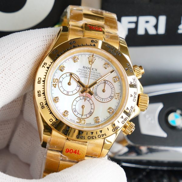 DAYTONA GOLD 40MM DIAMOND NUMERALS - Image 5