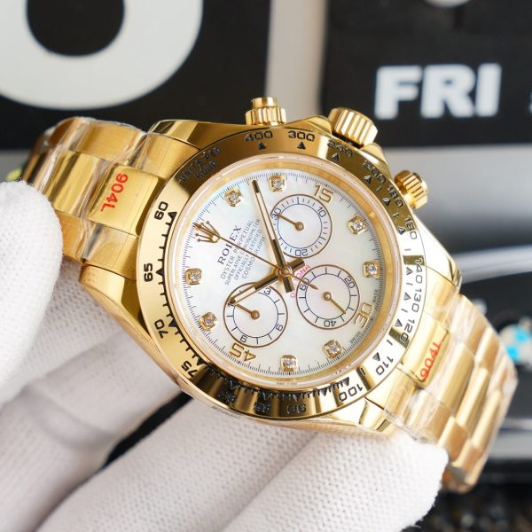 DAYTONA GOLD 40MM DIAMOND NUMERALS - Image 6