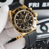 DAYTONA 40MM GOLD CASE BLACK RUBBER STRAP - Image 2