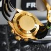DAYTONA 40MM GOLD CASE BLACK RUBBER STRAP - Image 9
