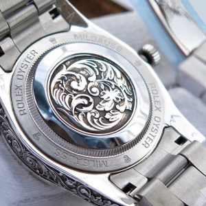 MILGAUSS 40 HAND ENGRAVED CASE WHITE DIAL - Image 8