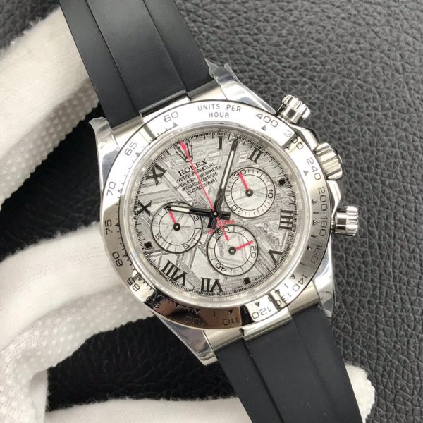 DAYTONA 40MM METEORITE ROMAN DIAL 116509 RUBBER STRAP - Image 3