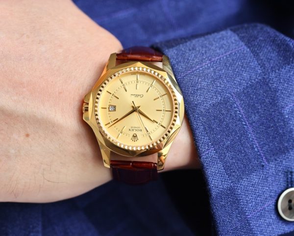 CELLINI DATE 42MM GOLD CASE - Image 9