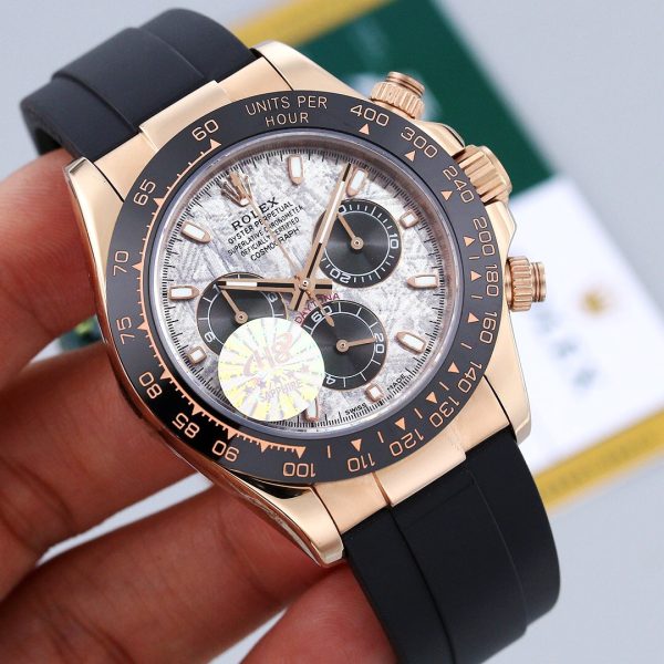 DAYTONA 40 CERAMIC ROSE GOLD METEORITE DIAL - Image 2