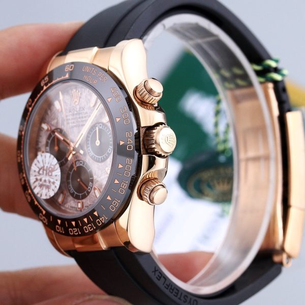 DAYTONA 40 CERAMIC ROSE GOLD METEORITE DIAL - Image 4