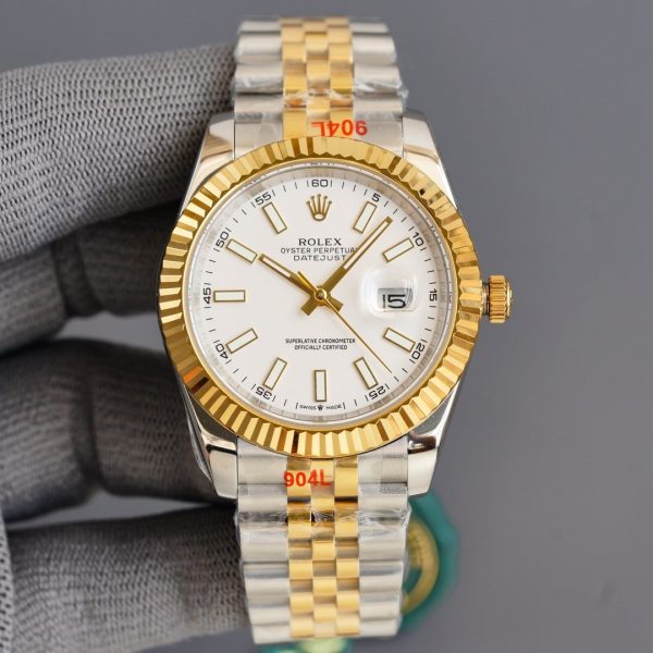 DATEJUST 41MM GOLD STEEL JUBILEE BRACELET - Image 3
