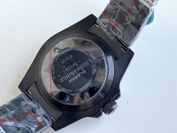 GMT-MASTER II CUSTOM ALL BLACK BEZEL WHITE DIAL - Image 8