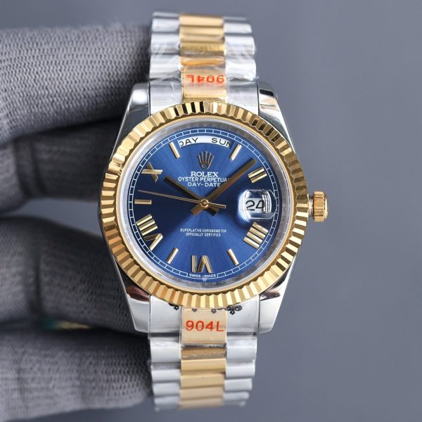 DAY-DATE 40 GOLD STEEL JUBILEE BRACELET - Image 2