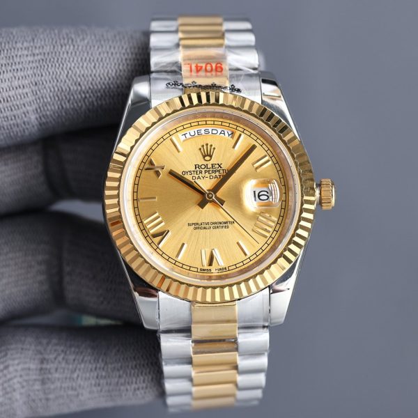 DAY-DATE 40 GOLD STEEL JUBILEE BRACELET - Image 3