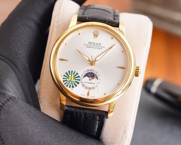 CELLINI 41 MOONPHASE GOLD CASE - Image 3