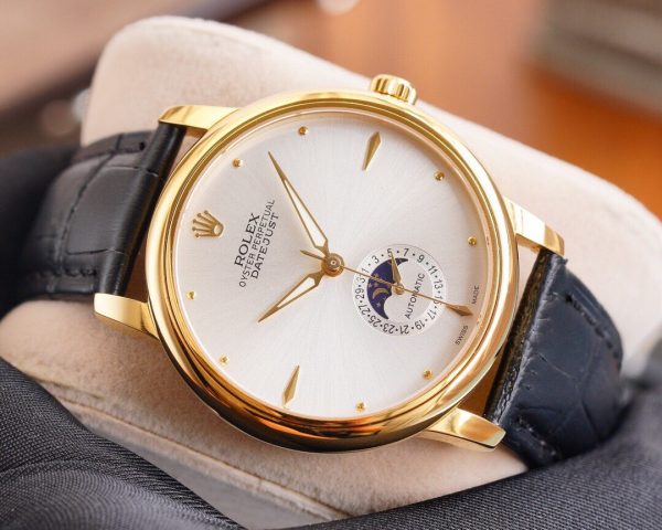 CELLINI 41 MOONPHASE GOLD CASE - Image 6