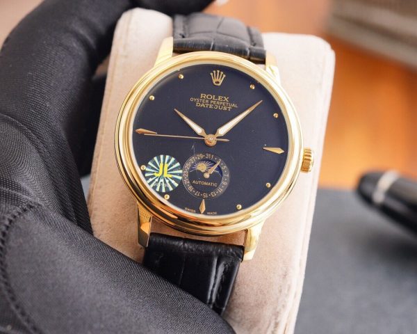 CELLINI 41 MOONPHASE GOLD CASE - Image 7