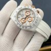 DAYTONA CUSTOM 40MM WHITE CERAMIC YELLOW WHITE DIAL - Image 3