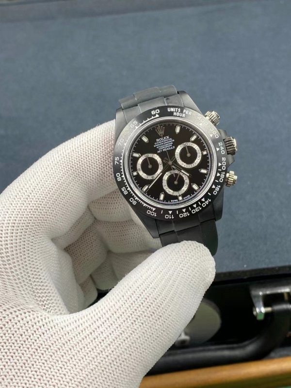 DAYTONA CUSTOM AET 40MM ALL BLACK RUBBER - Image 2