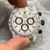 DAYTONA CUSTOM AET 40MM CUSTOM WHITE CERAMIC BLACK WHITE DIAL - Image 6