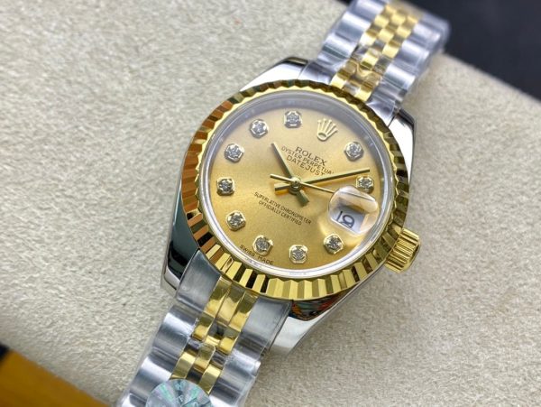 DATEJUST 28 TWO-TONE GOLD STEEL - Image 7