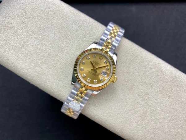 DATEJUST 28 TWO-TONE GOLD STEEL - Image 8
