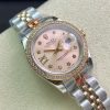 DATEJUST 28 TWO-TONE PINK GOLD DIAMOND BEZEL - Image 2