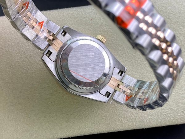DATEJUST 28 TWO-TONE PINK GOLD DIAMOND BEZEL - Image 8