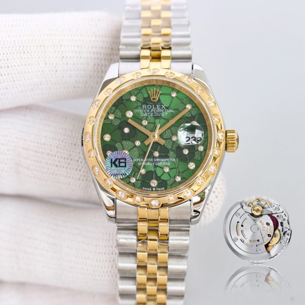 DATEJUST 31  GOLD BLUE DIAL - Image 2