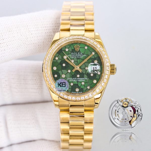DATEJUST 31  GOLD BLUE DIAL - Image 6