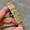 DATEJUST 28MM GOLD STEEL DIAMOND NUMERALS - Image 6
