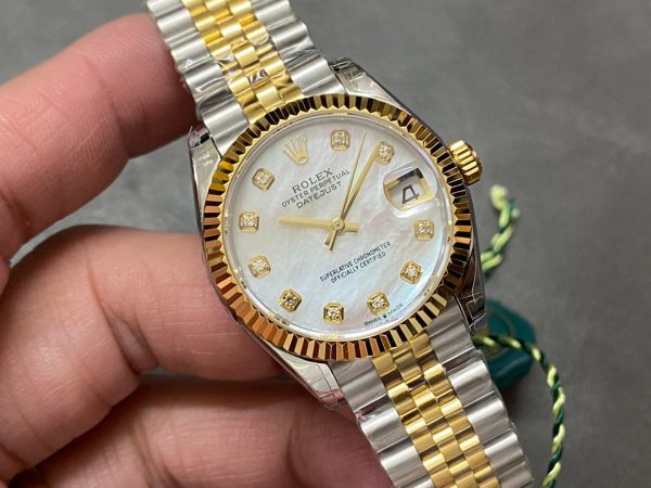 DATEJUST 31MM GOLD STEEL MOP DIAL - Image 2