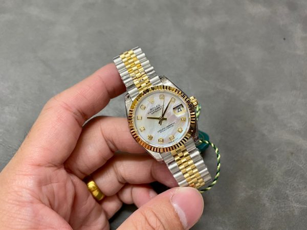 DATEJUST 31MM GOLD STEEL MOP DIAL - Image 8