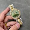 DATEJUST 31MM GOLD STEEL DIAMOND BEZEL GREEN DIAL - Image 4