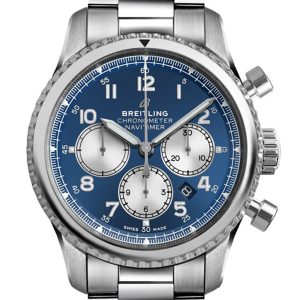 Breitling Navitimer Chrono Blue Dial Stainless Steel AB0117131 C1A1