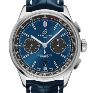 Breitling Premier B01 Chronogragh 42mm Blue Croc Deployment AB0118A61 C1P1