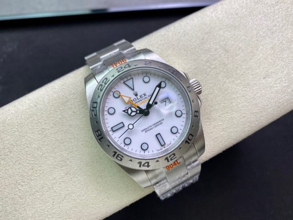 EXPLORER II 42MM STAINLESS STEEL WHITE DIAL - Image 5