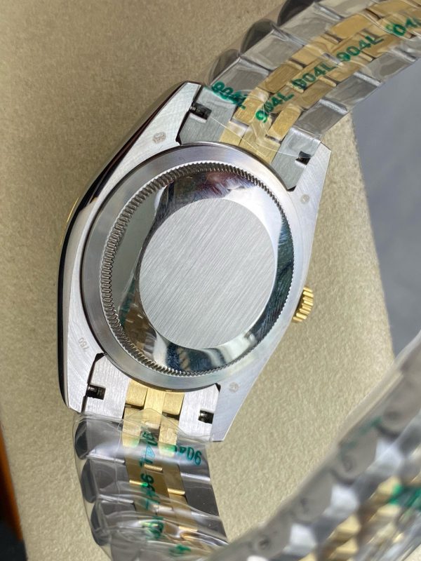 Datejust  Black Diamond Dial Two Tone Yellow Gold Jubilee Bracelet - Image 6