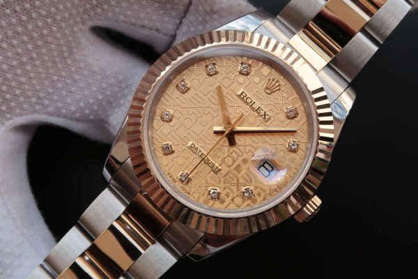 DATEJUST 41 TWO-TONE CHAMPAGNE DIAMOND DIAL - Image 2