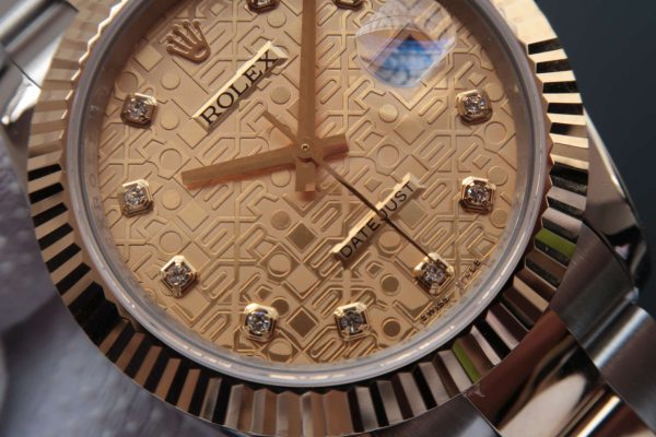 DATEJUST 41 TWO-TONE CHAMPAGNE DIAMOND DIAL - Image 3