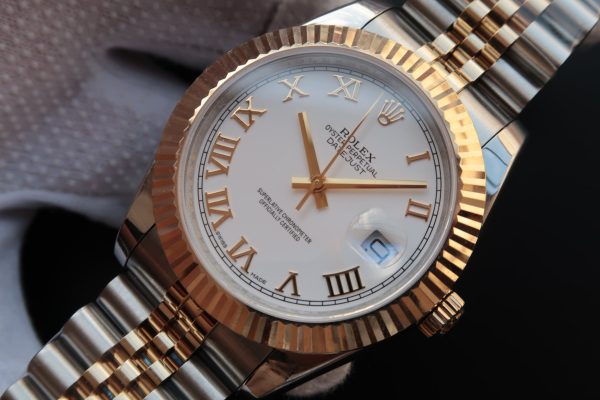 DATEJUST II GOLD STEEL WHITE DIAL ARABIC NUMERALS - Image 2