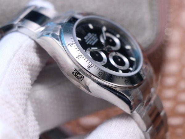 DAYTONA 40MM STEEL CASE BLACK DIAL - Image 5